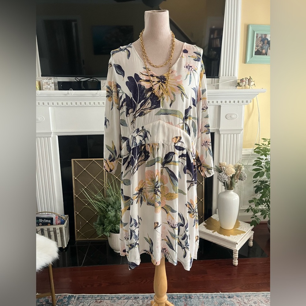 JUNAROSE Short Tea Dress, Floral, NWT, Size 20